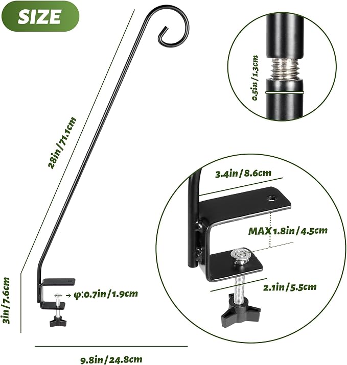 MIXXIDEA Heavy Duty Extensible Deck Hook - Image 2