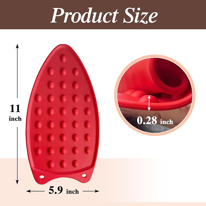 Savina Silicone Rest Pad for Ironing Board. Heat Resistant Pad, Thicker - Image 2