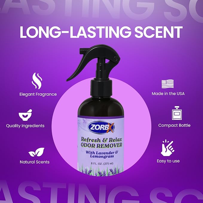 ZORBX Refresh & Relax Odor Remover Spray - Image 2