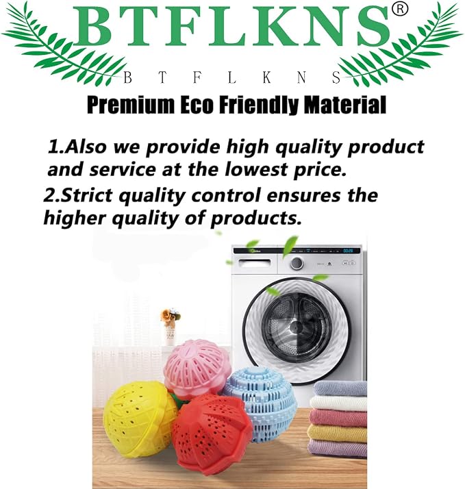 Eco-Friendly Laundry Balls Set, - Image 5