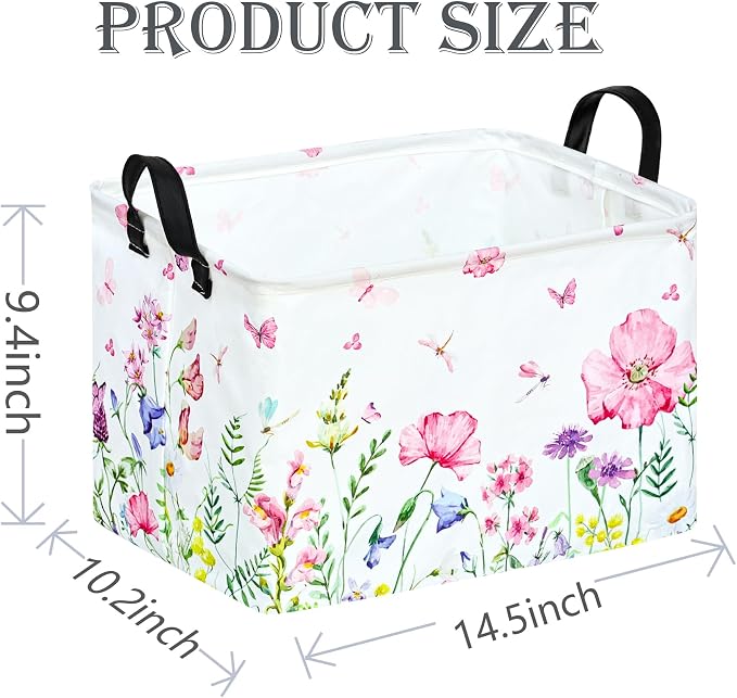 Rectangle Gift Shelf Nursery Storage Basket Laundry Hamper Storage Box and Bins - Image 7