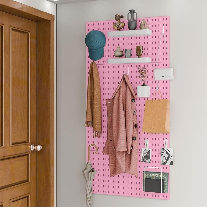 22"x44" Plastic Pegboard Panels Durable Modular Organizer Boards - Image 3