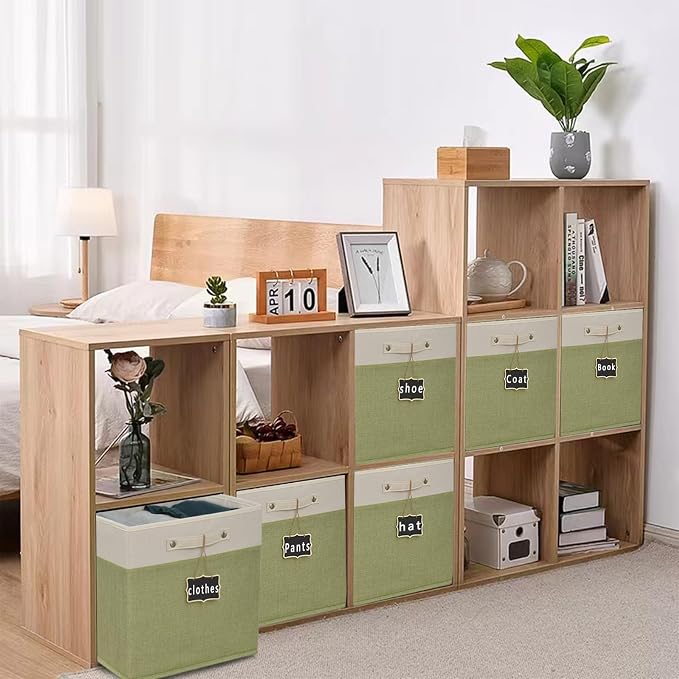 11 inch cube storage bin, Collapsible Fabric Storage Cubes - Image 6