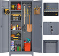 GREATMEET 72'' Metal Utility Storage Cabinet by GREATMEET