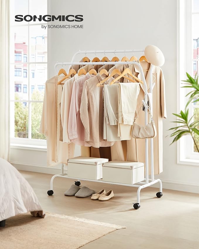 SONGMICS Clothes Rack, Double-Rod Clothing Rack - Image 2