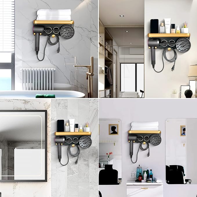 Hair Dryer Holder Wall Mounted - Image 6