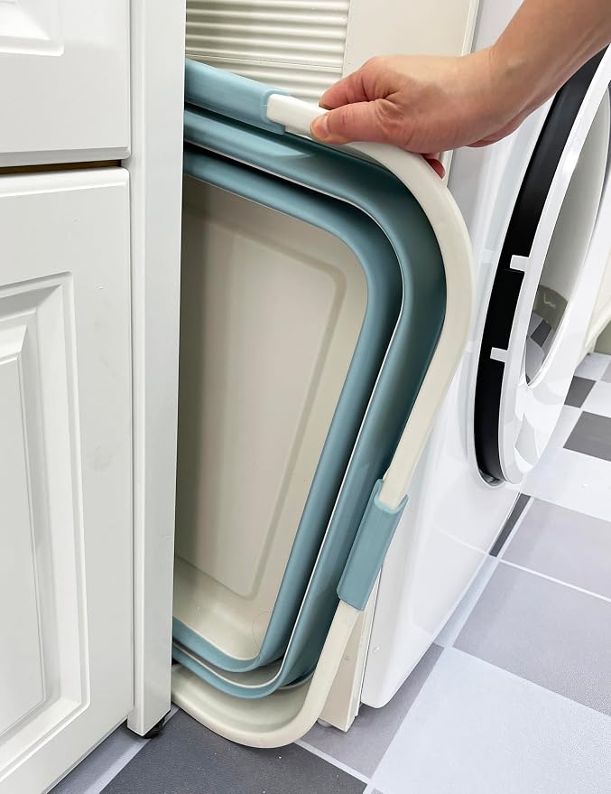 SAMMART 42L Collapsible Plastic Laundry Basket - Image 4