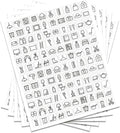 600 Pcs Chore Planner Stickers, Calendar Sticker Book Planner Stickers by GOMAKERER
