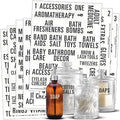 Talented Kitchen Bathroom Vinyl Labels by TalentedKitchen
