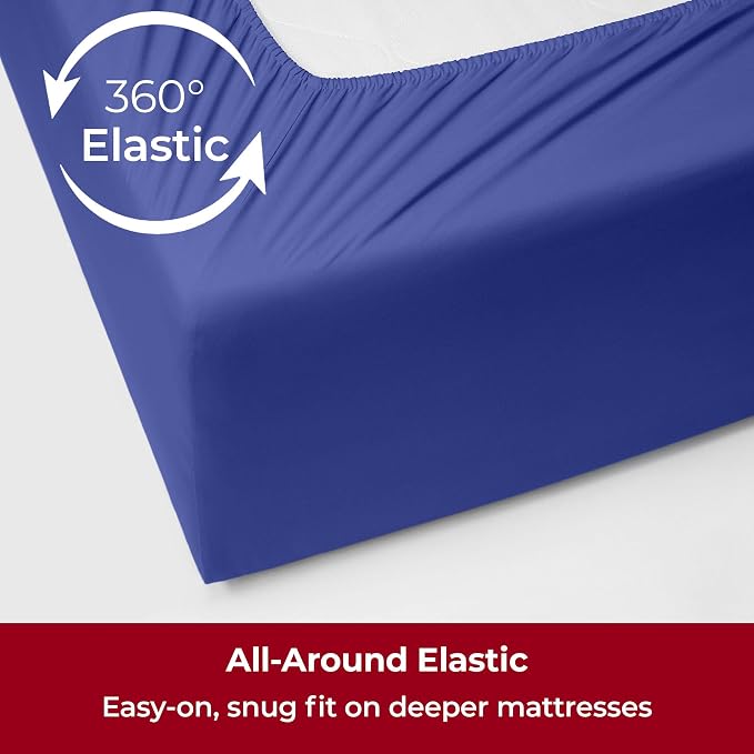 Mellanni Extra Deep Split King Sheets - Image 5