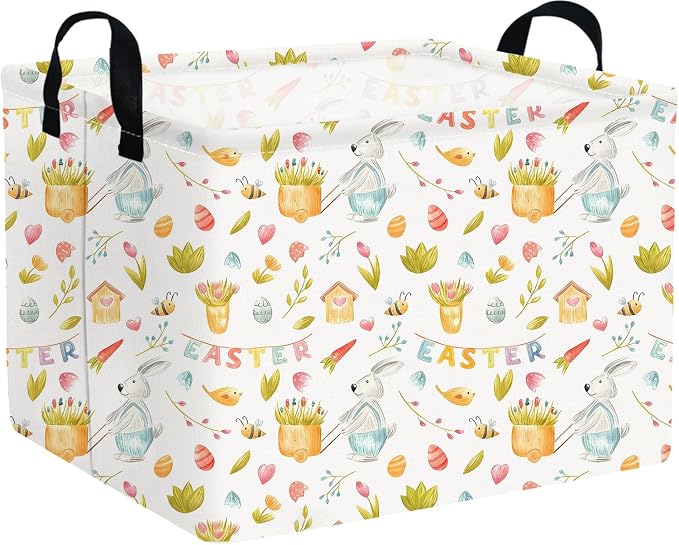 Rectangular Easter basket, Easter basket empty, Kids Storage Baskets by FXOCSHE