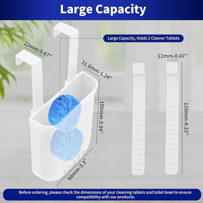 Adjustable Toilet Tank Tablet Holder – Controlled Release Bleach Tablets - Image 7