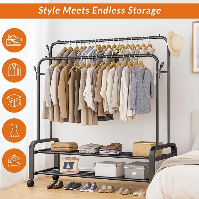 Heavy Duty Coat Rack, Garment Rack & Clothes Rack - Image 3