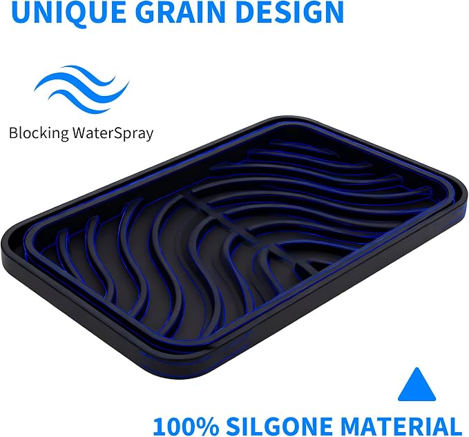 2 Pack Silicone Refrigerator Drip Tray Catcher – Universal Fridge Water and Ice - Image 6