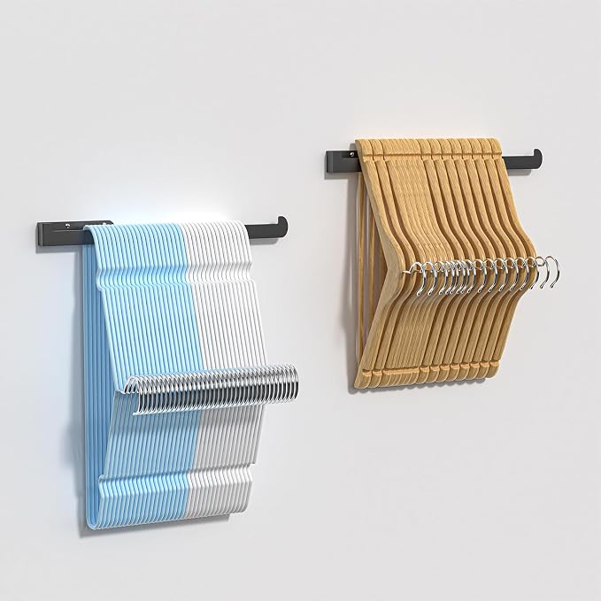 2 Pack Hanger Holder, Hanger Storage Rack by ObswellKole