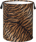 Tiger Print Laundry Hamper Bag by Unknown