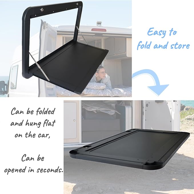 Foldable Rv Dinette Tables Campervan Outside Picnic Wall Mounted Table 31.5 x - Image 5