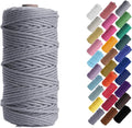 HAPYLY Macrame Cord Natual Macrame Cotton Cord DIY Craft Cord Spool Twine by Unknown