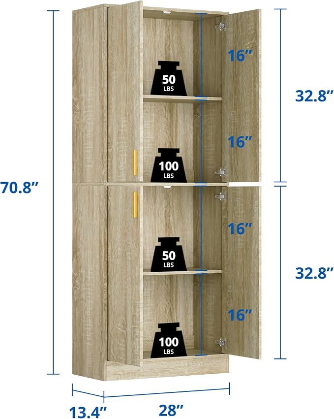 Cozy Castle Kitchen Pantry Cabinet - Image 2