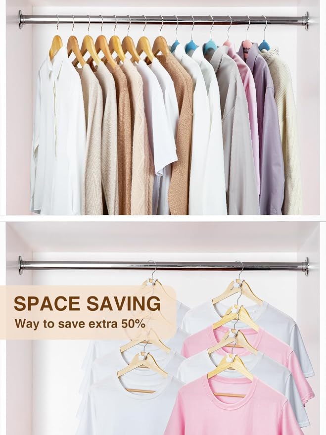 Smartor Hanger Hooks 30 Pack, Closet Storage and Organization as Hangers Space - Image 3