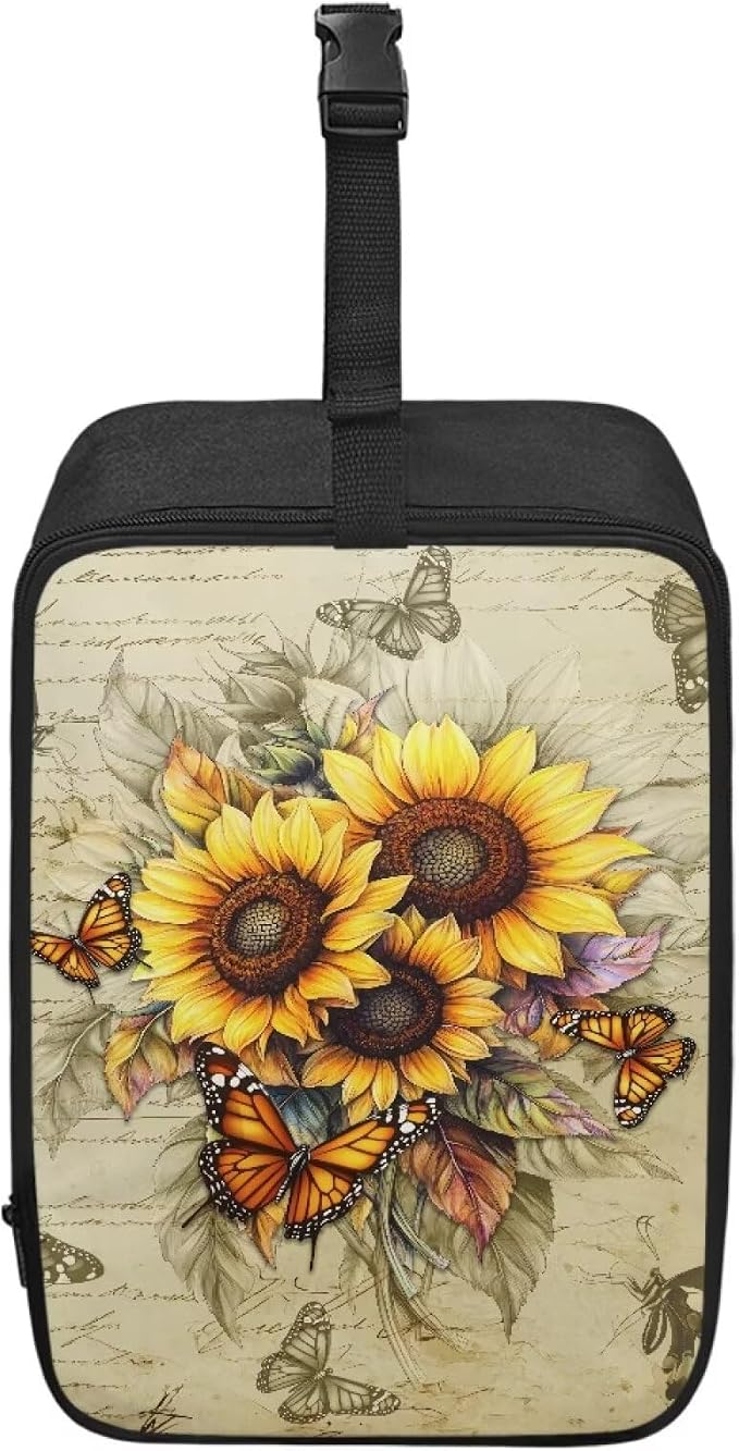 Travel Steam Iron Storage Bag Sunflower Heavy Fabric Carrying Case by YUVAMAGIMO