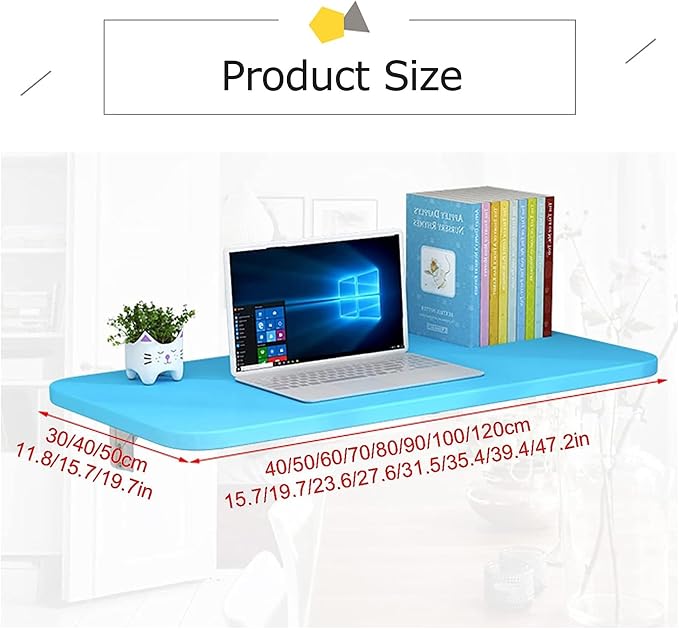 Laundry Floating Folding Table, Wood Wall Mounted Folding Table, fold down table - Image 6