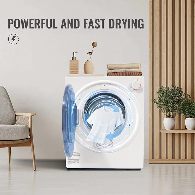 Elevon 800W Portable Clothes Dryer 2.6 cu.ft Electric Drying Machine - Image 8