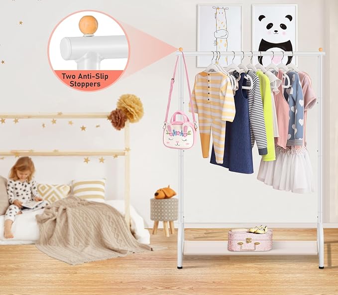 SLEEPING LAMB Kids Clothing Rack, Small Baby Clothes Rack - Image 8