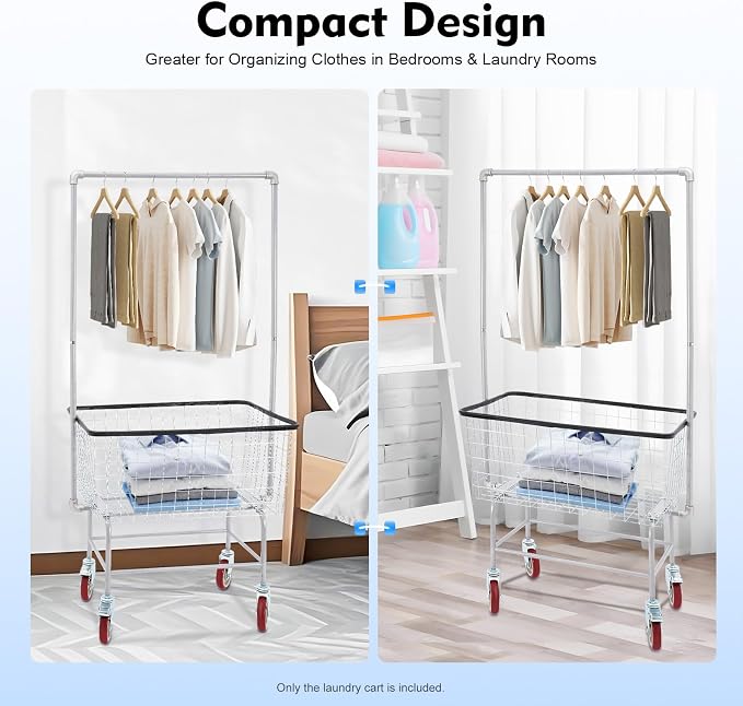 Commercial Laundry Rolling Cart - Image 6