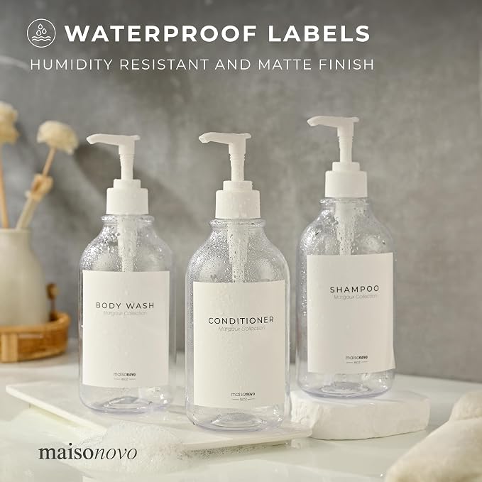 MaisoNovo Waterproof Labels for Bottles Modern Design - Image 4