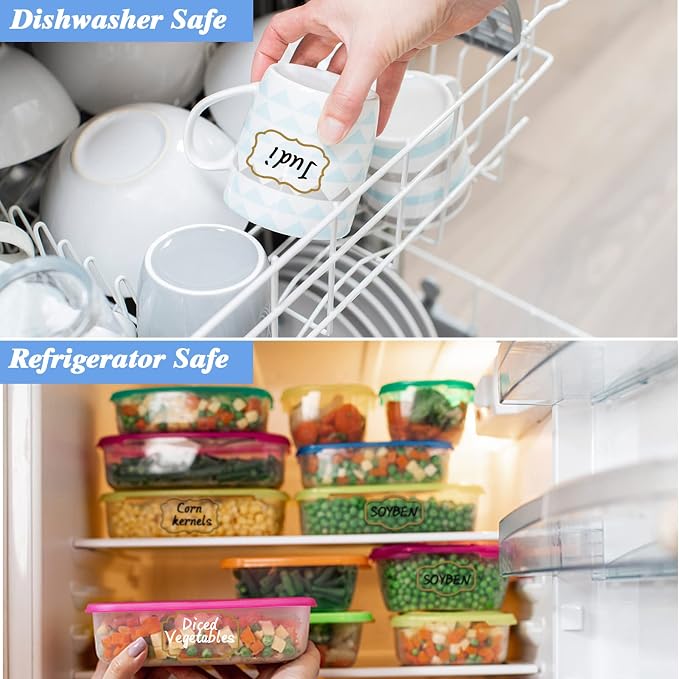 93pcs Transparent Removable Jar Labels - Image 5