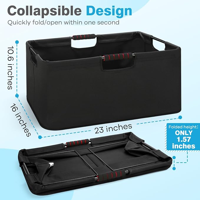 Large Laundry Basket with handle 2 Pack, Laundry Room Organization, 64L - Image 7
