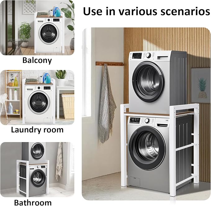 Washer Dryer Stacking Kit, Height Adjustable, Washer and Dryer Stand Stacking - Image 7
