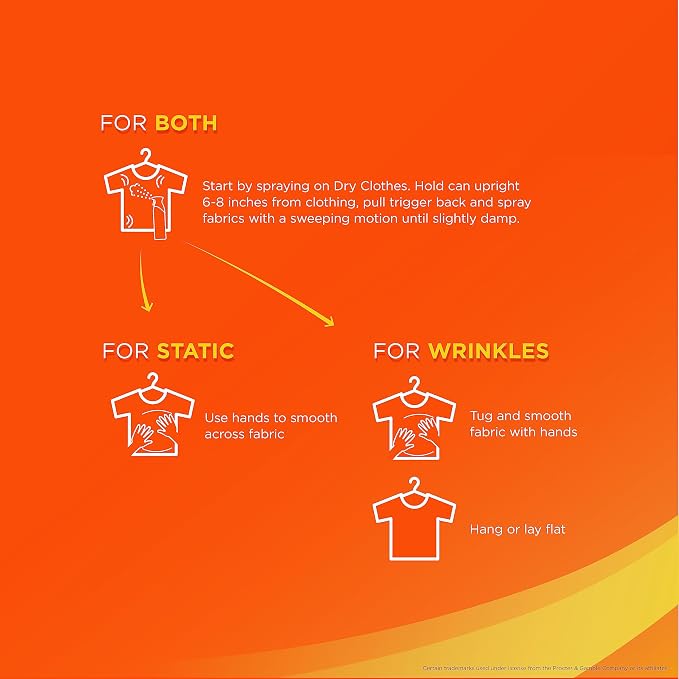 Bounce 3 in 1 Instant Anti Static Spray & Wrinkle Release, Odor Eliminator & - Image 7