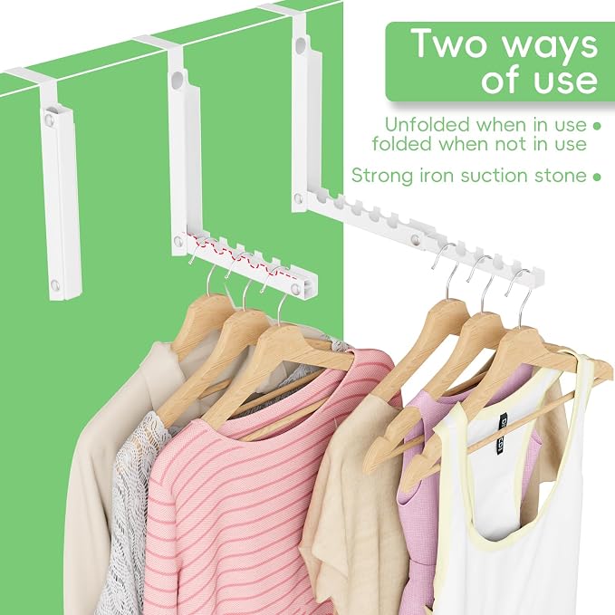 Over Door Hooks, Over the Door Clothes Hanger - Image 3
