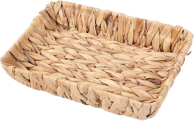 Hand-Woven Large Storage Baskets, Water Hyacinth Wicker Baskets - Image 2