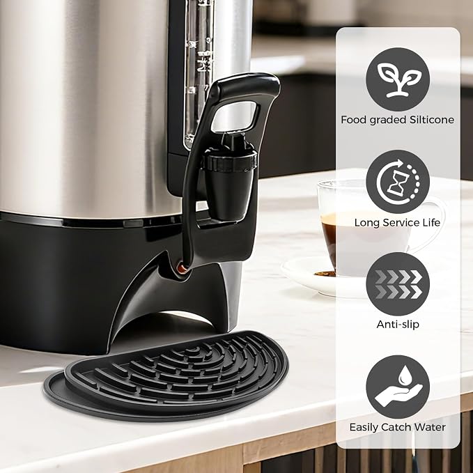 Silicone Drip Pan for Drink Dispenser, Coffee Drip Tray for Hamilton Coffee - Image 3