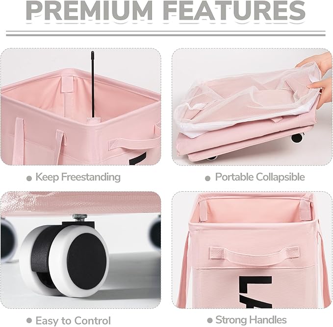 CHICVITA Slim Laundry Hamper - Image 2