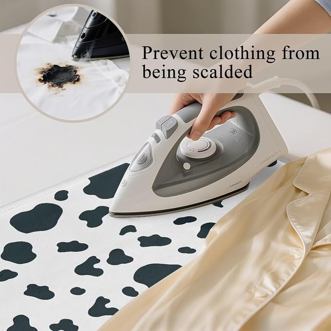 Cow Pattern Portable Ironing Mat Anti Slip - Image 3