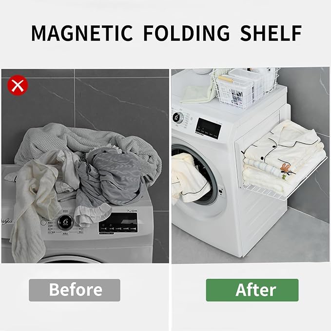 Magnetic Multi-Purpose Organizer Shelf – Space-Saving Side Storage - Image 6