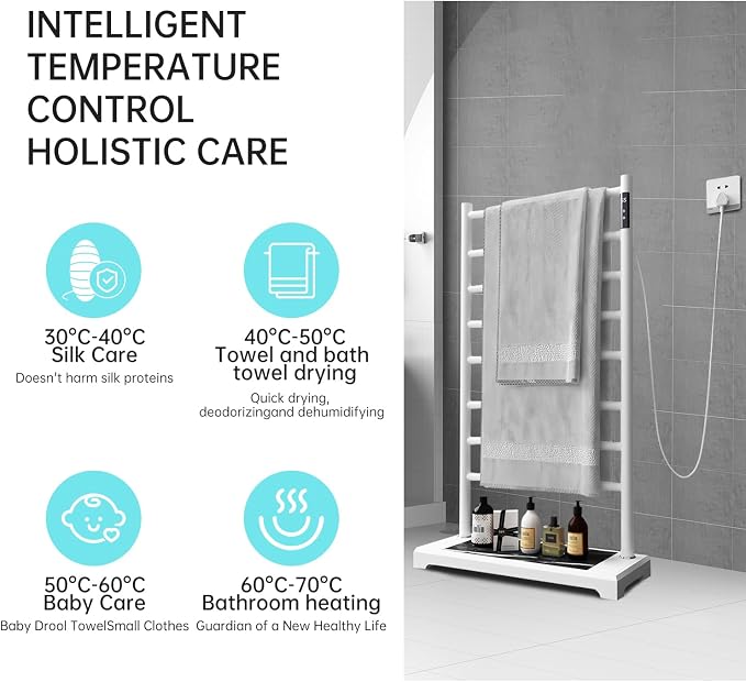 Freestanding Heated Towel Rack - Image 6