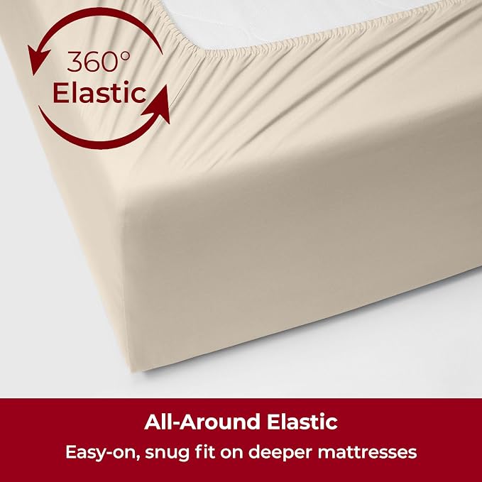 Mellanni Extra Deep Split King Sheets - Image 5