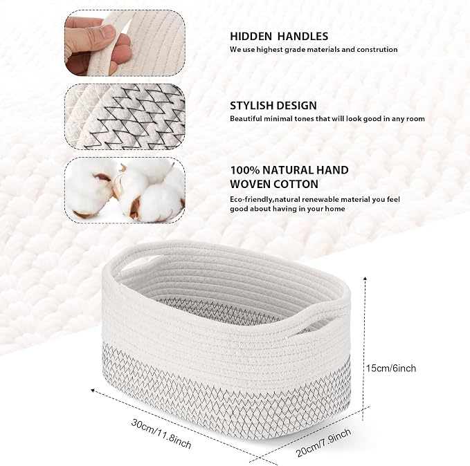 Sawysine 6 Pcs Storage Baskets Bulk - Image 2