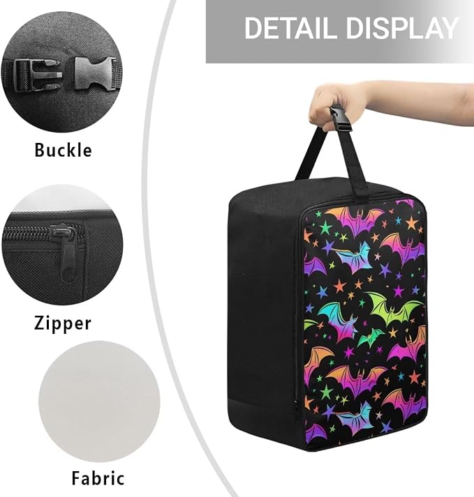 Colorful Bat Portable Steamer Storage Bag Lightweight Irons Carrying Case - Image 5