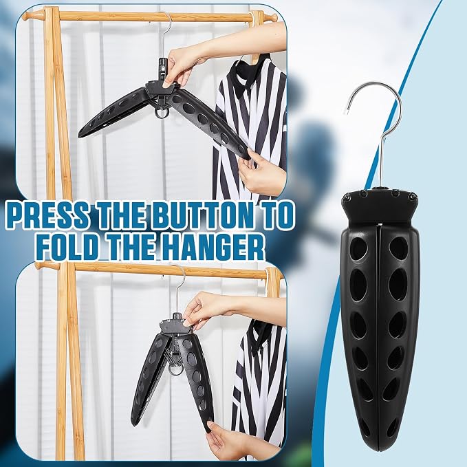 Mifoci 6 Pcs Wetsuit Hanger Foldable Surfing Suit Scuba Hangers Folding Vented - Image 4