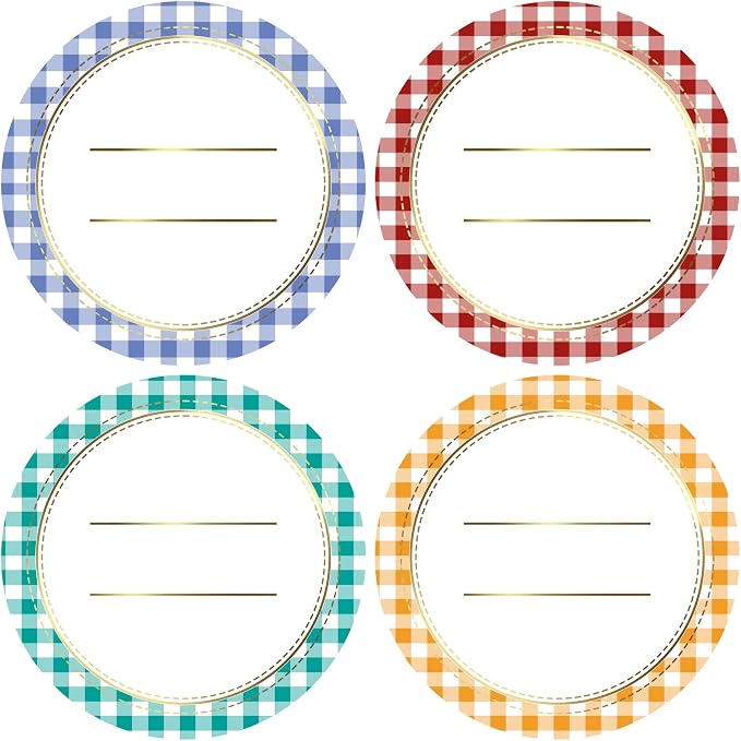Mobiusea Creation Gold Foil Canning Labels Roll | 2 inch | Waterproof | 300 by MobiuseaCreation
