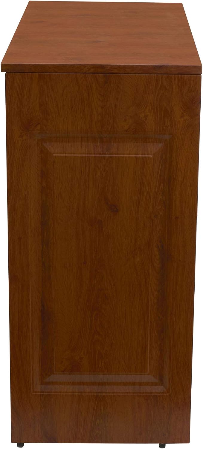 Household Essentials Double Hamper Cabinet, Metal Exterior and Removable - Image 5