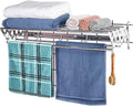 Wall Mounted Laundry Drying Rack Dryer Clothes Airer Foldable Indoor Sturdy by Unknown