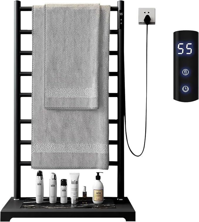 Freestanding Heated Towel Rack by Unknown