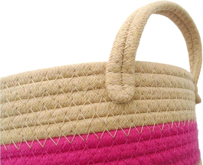 Youngfine Horizonweave Fuchsia Storage Basket - Image 6
